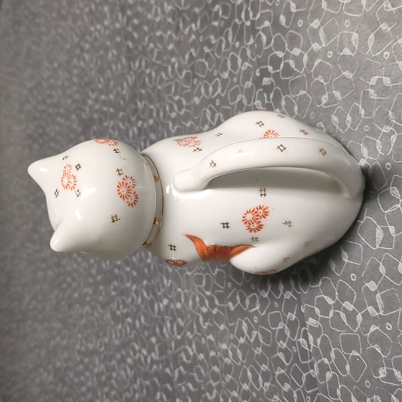Vintage Porcelain Chinese Lucky Cat Teapot/Creamer - Picture 4 of 8